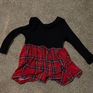 Little sleepies plaid dress 0-3 month